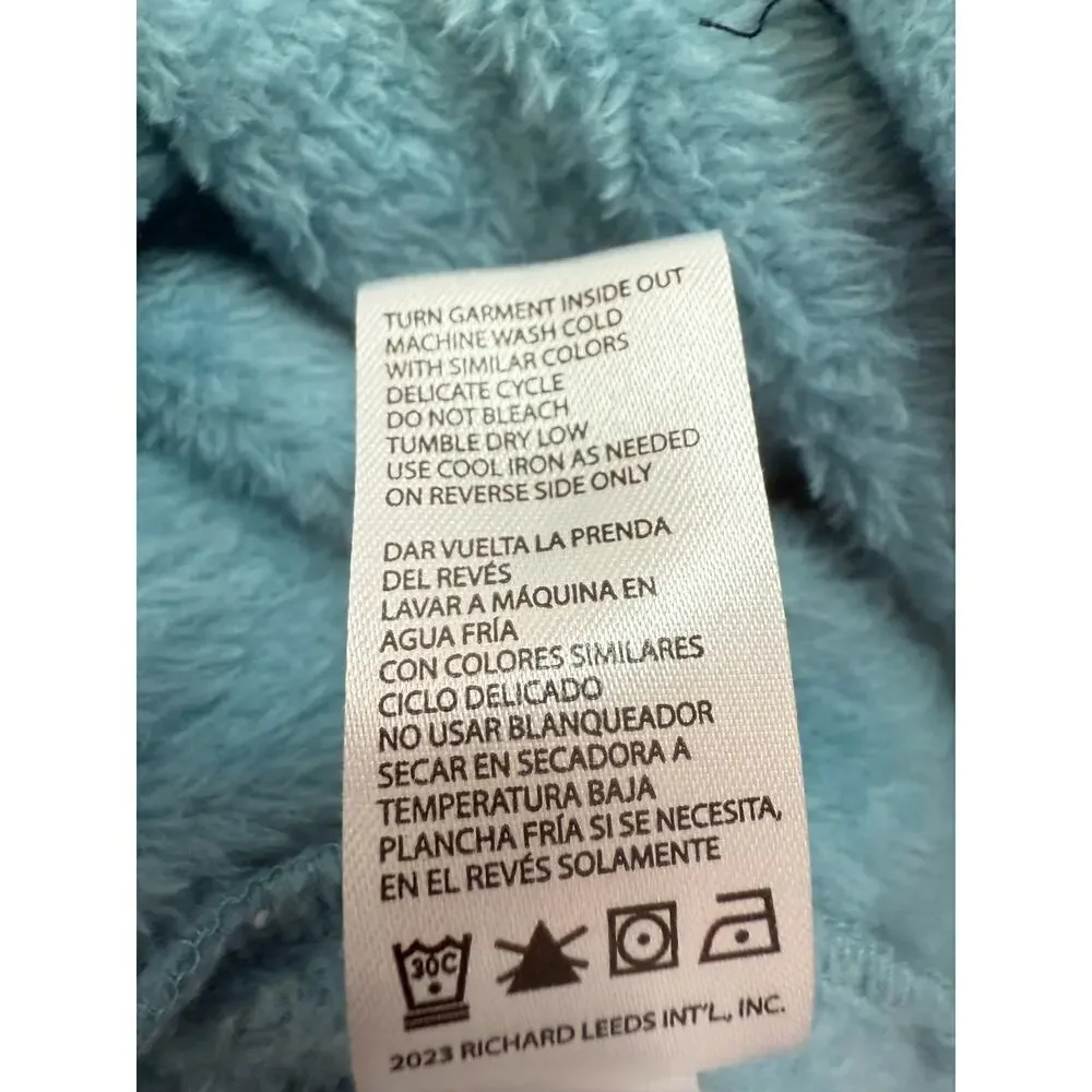 Disney 100 Stitch Fleece Pajama Set Blue Plush Pullover & Pants 2X - Picture 6 of 8